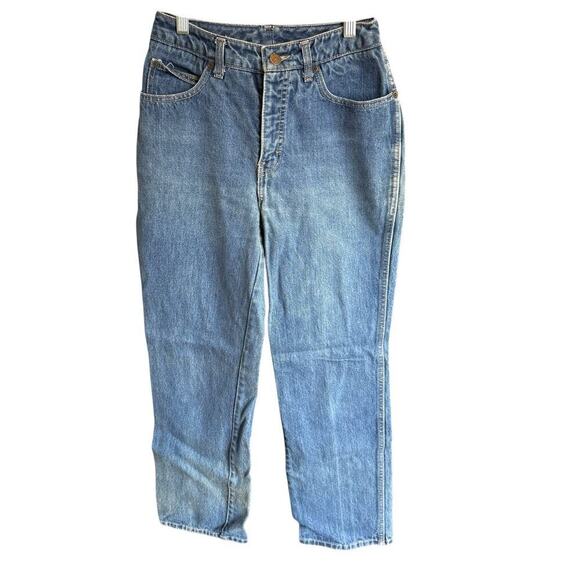 VTG 80s Calvin Klein Women’s High Rise Straight Leg Blue Jeans Made In USA Sz 10 - Picture 1 of 15